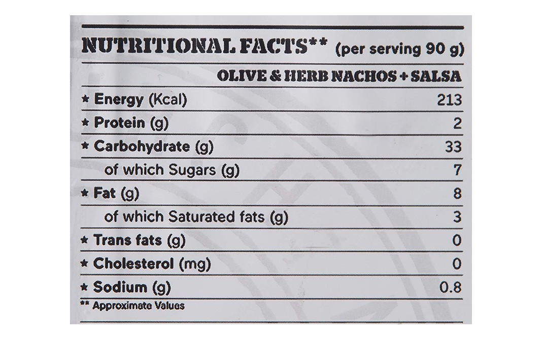 Colonel & Co Olive & Herb Nachos & Salsa   Box  75 grams